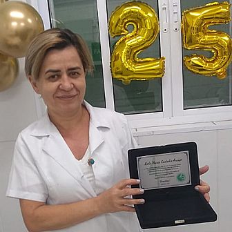 Leda Maria, 25 anos de empresa