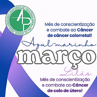 Março Azul-marinho e Lilás 2024